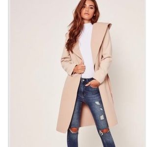 Missguided wool duster coat